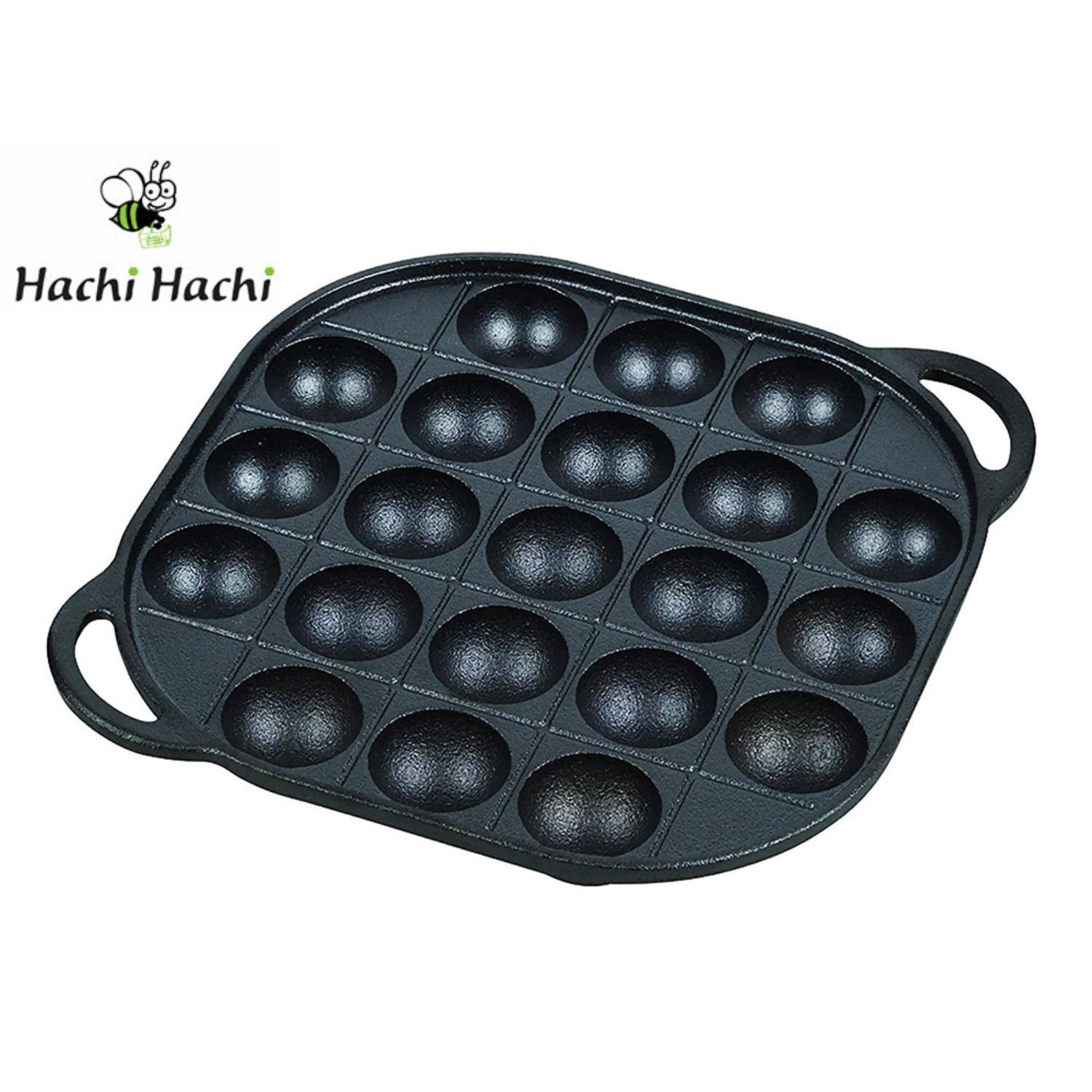 Khuôn gang đúc làm bánh Takoyaki Pearl Metal 21 lỗ - Hachi Hachi Japan Shop