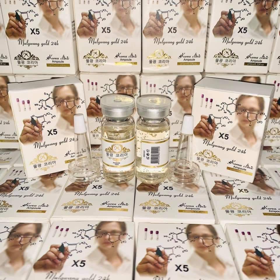 [HCM]Tinh Chất Mulwang X5 Hàn Quốc siêu căngbóng da chuyên dùng trong thẩm mỹ viện  spa