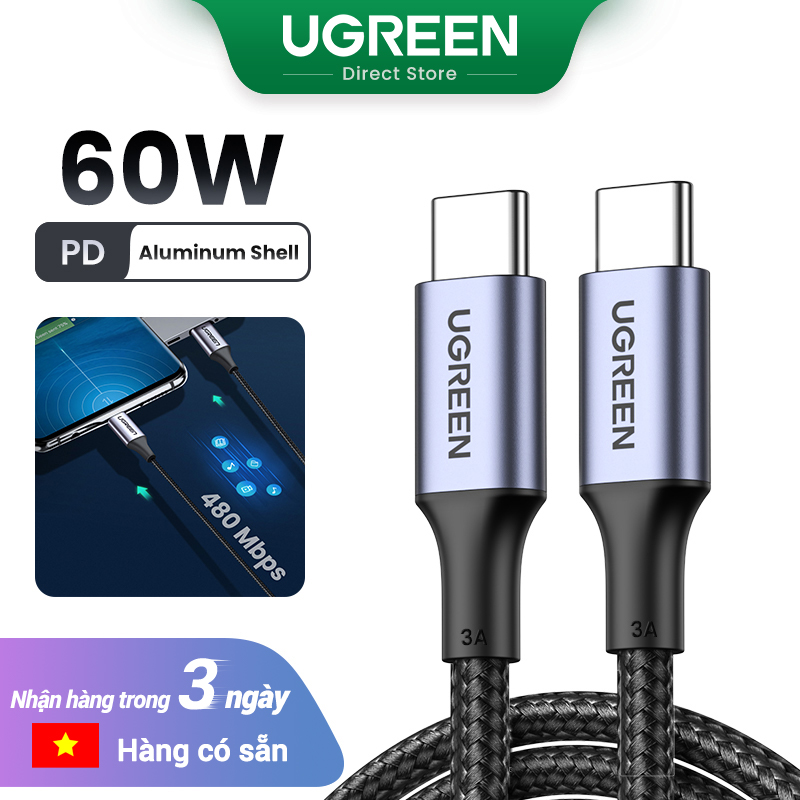 UGREEN 60W Cable USB C PD PS5 Fast Charging for MacBook Pro 2022