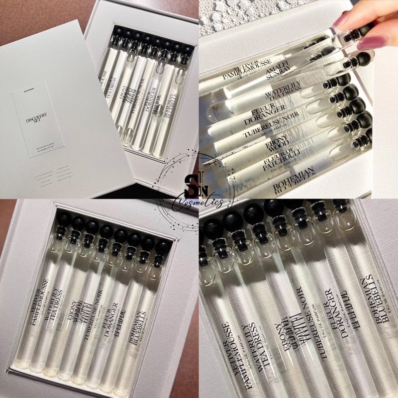 Có sẵn set nước hoa zara kết hợp jo malone 8 chai x 4ml edp chính hãng