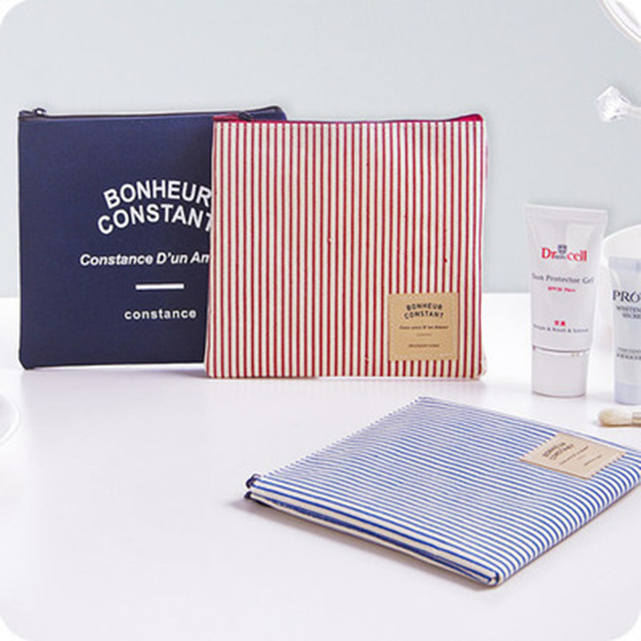 Túi đựng đồ cá nhân Constan để điện thoại , máy tính bảng , son phấn và tiền cho nam và nữ có quai treo | Túi vải dù canvas thay cho bóp ví dài đựng nhiều đồ cá nhân vải dù siêu bền