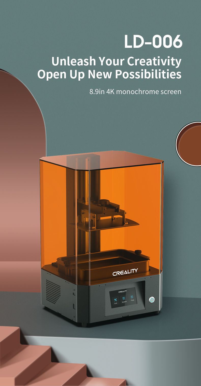 Creality LD-006 4K printing size 192 120 250mm Resin 3D Printer