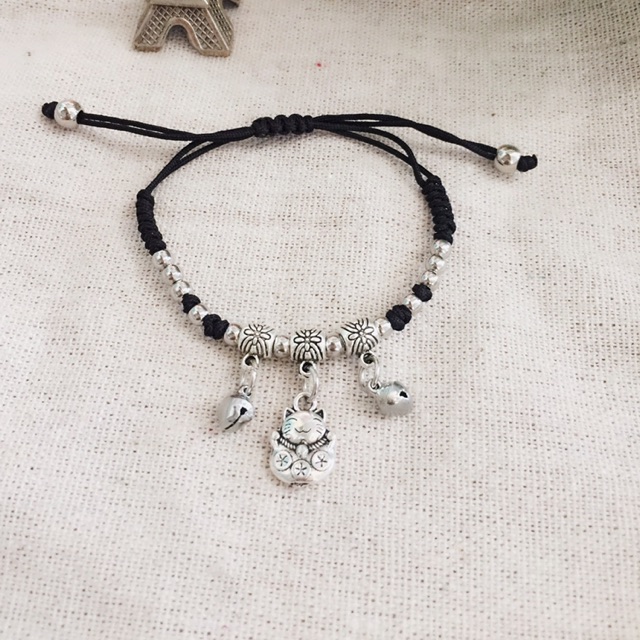 Vòng tay HandMade mèo may mắn