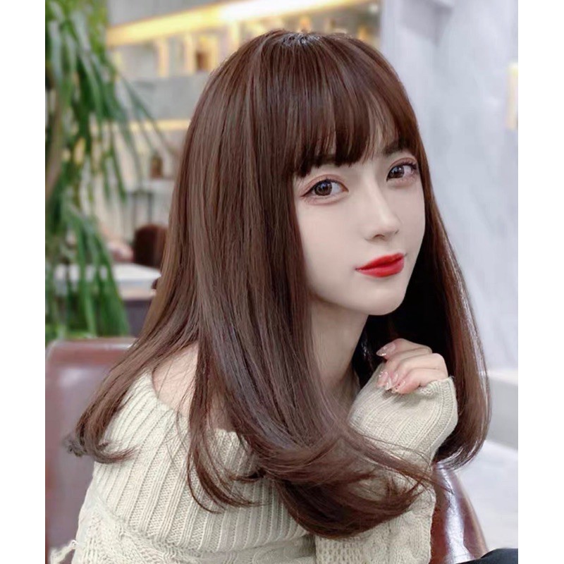 tóc giả cúp 😀TẶNG LƯỚI TRÙM 😍 mã 6104
