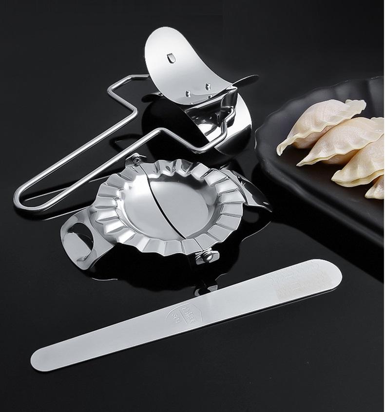 Bộ 3 dụng cụ làm bánh xếp inox 304 tại nhà dễ dàng