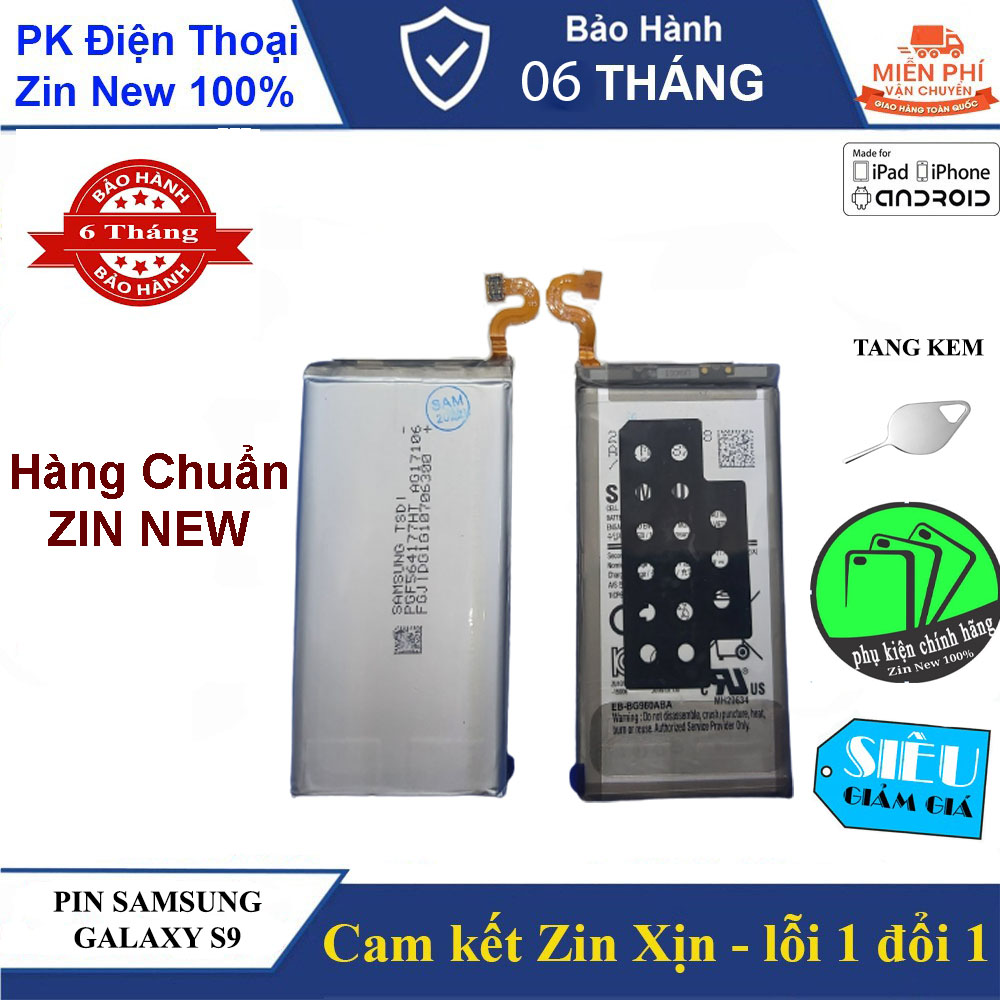 Pin samsung galaxy s9 - chuẩn zin xịn - nguyên seal