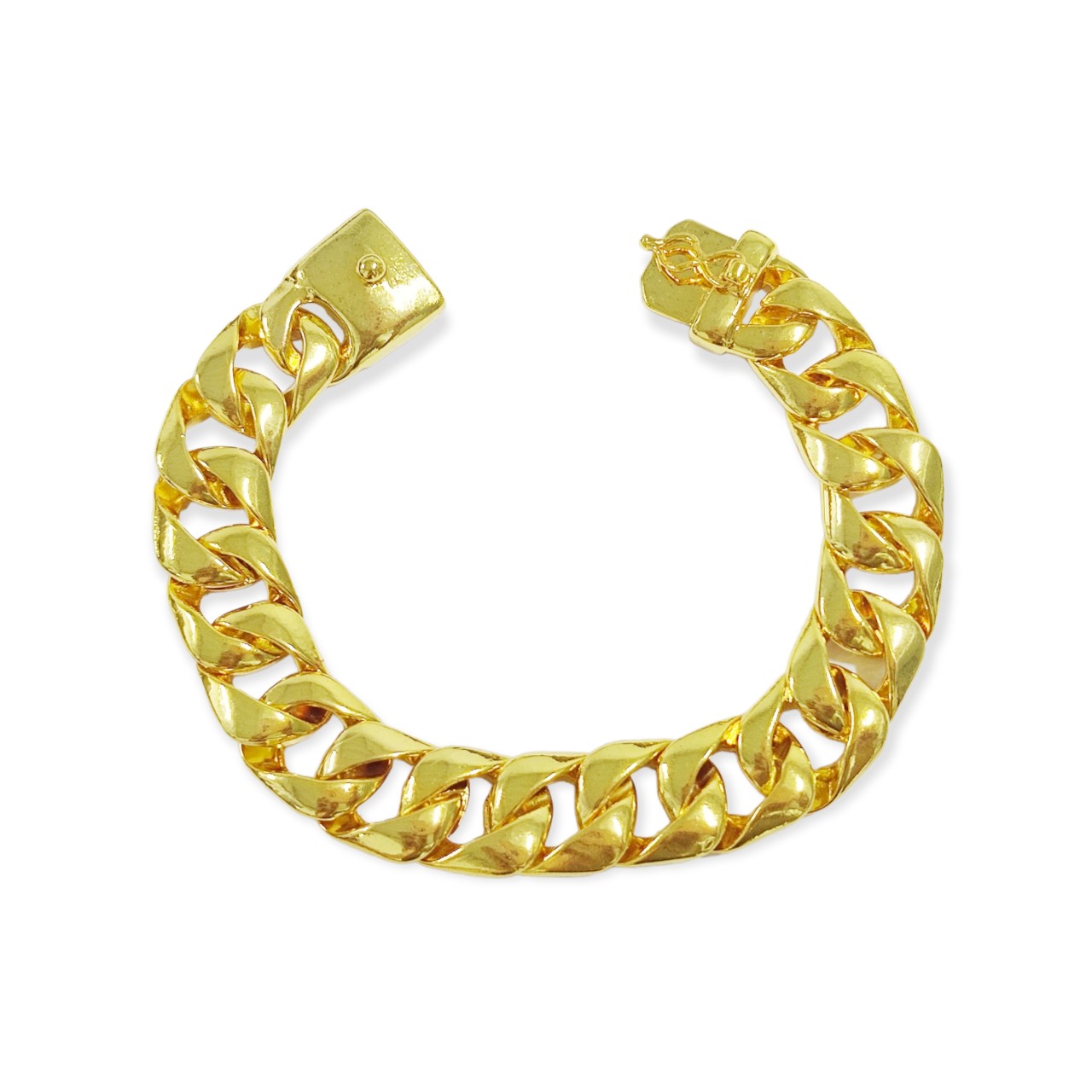 Vòng tay titan nam nữ thời trang phong cách mạ vàng 18k