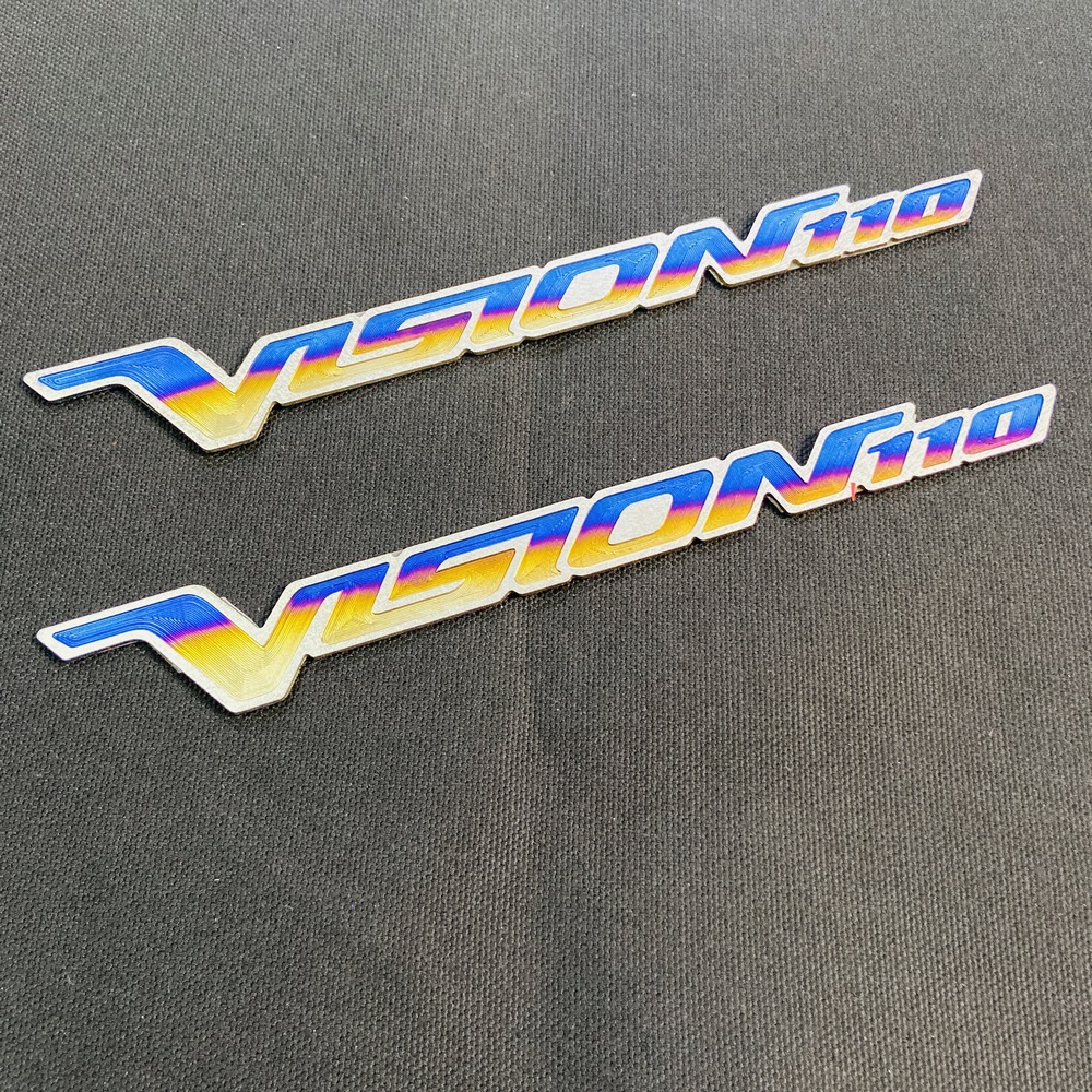 Tem titan chữ vision 110 trang trí keo 3m cao cấp