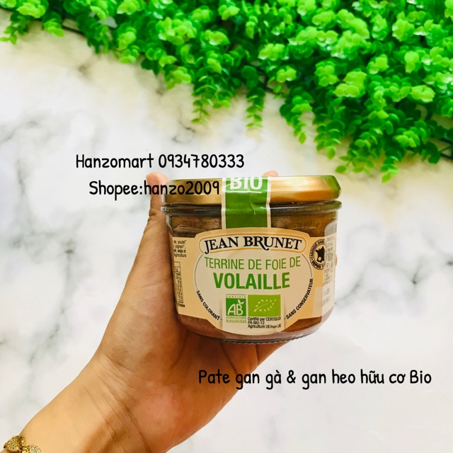Pate hữu cơ cho bé ăn dặm