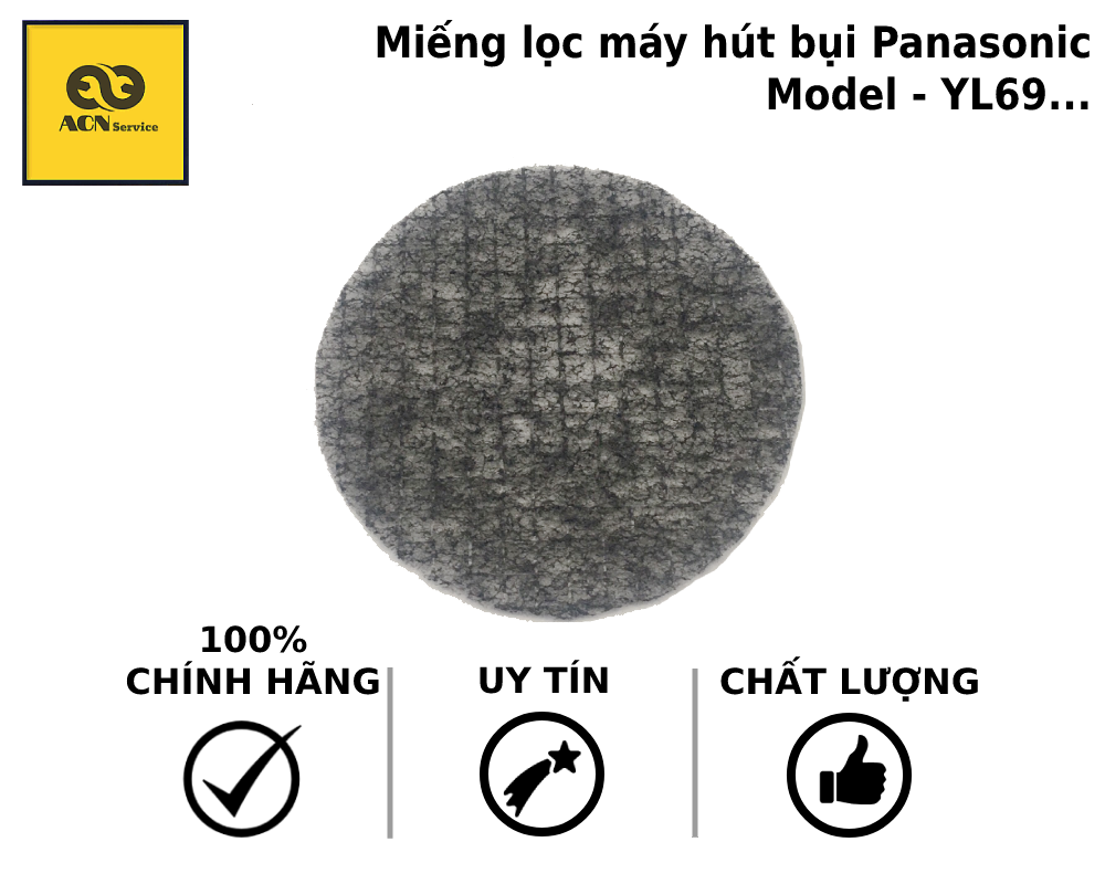 Miếng lọc máy hút bụi panasonic - yl69…..