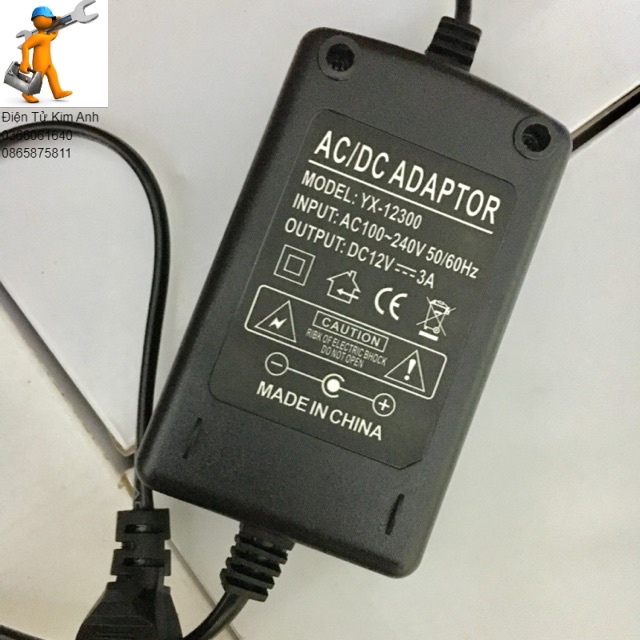 Nguồn adaptor 12v2a - 3a -5a loại 1