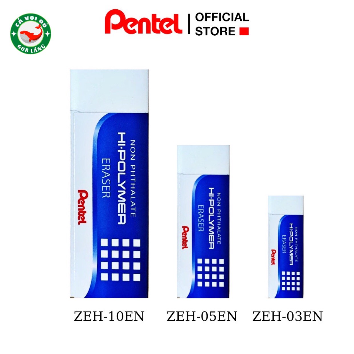 Gôm Pentel Siêu Mềm, Siêu Sạch