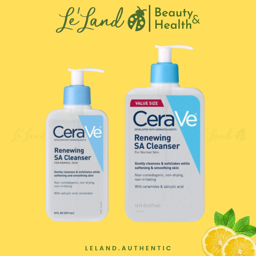 Bill us - sữa rửa mặt cerave renewing sa cleanser 237ml