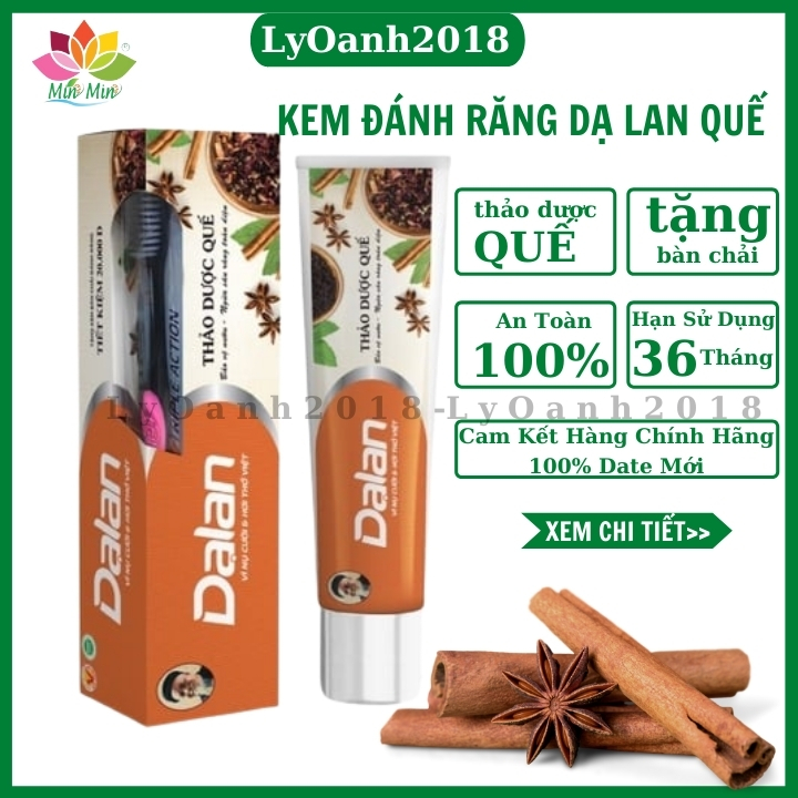 Kem đánh răng thảo dược quế dạ lan