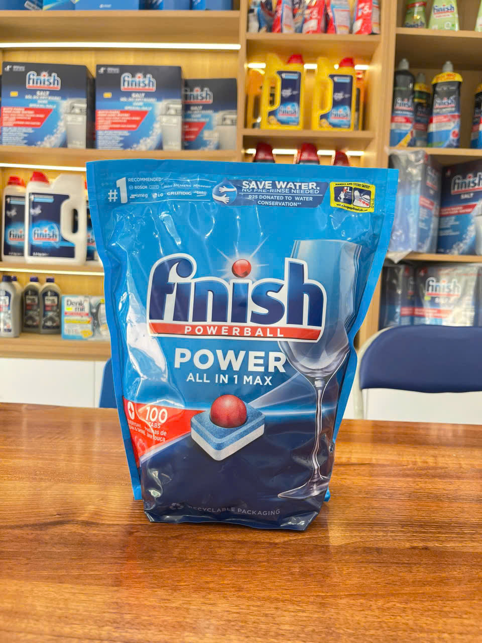 Viên Rửa Bát Finish Power Cube Nhật Bản (Túi 150 Viên) Dành Cho Máy Rửa Bát - 6