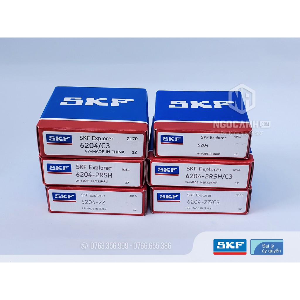 Vòng bi bạc đạn 6204 skf chính hãng