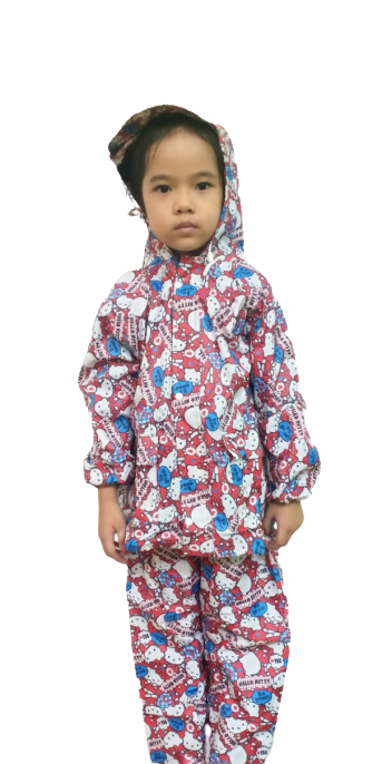 Bộ Quần Áo Mưa Vải Dù chống thấm cao cấp cho bé  từ 1m -1,5m