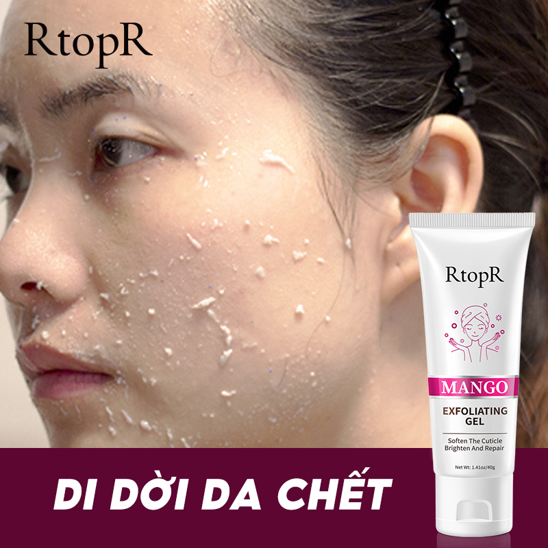 RtopR  Gel Tẩy Tế Bào Chết Mụn Đầu Đen Facial Scrub Giá Siêu Tốt Gel Tẩy Tế Bào Chết Da Mặt Tẩy Tế Bào Chết Làm Sạch Sâu Lỗ Chân Lông Dầu 40g- intl
