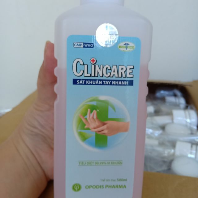 Dung dịch rửa tay khô sát khuẩn Clincare chuẩn BV
