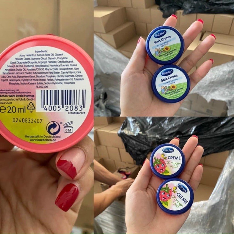 Kem nẻ bubchen nội địa đức hộp 20g