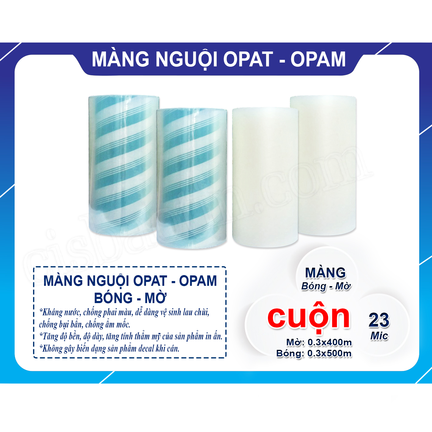 MÀNG NGUỘI  - VẬT TƯ KHÔNG THỂ THIẾU KHI IN DECAL