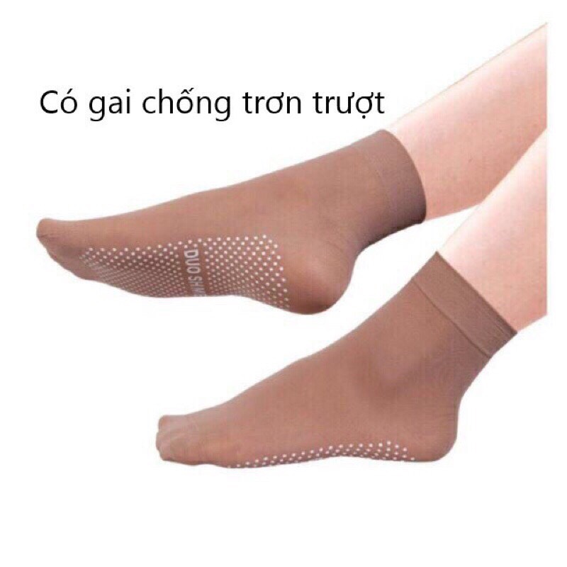 Sét 10 đôi tất da chân chống trơn trượt thời trang 166
