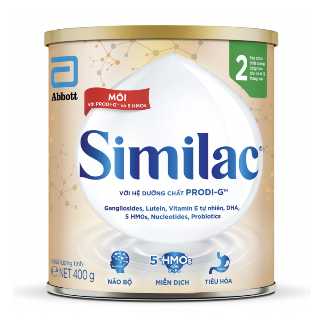 Similac 2 400g abbott hoa kỳ dành cho bé từ 6 - 12 tháng tuổi