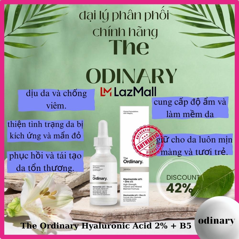 The ordinary, serum b5 phục hồi da 2% + b5 ,cấp ẩm và phục hồi da 30ml, sản xuất tại Canada.