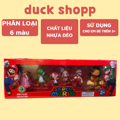 Mô Hình Nhân Vật Game Super Mario Brothers