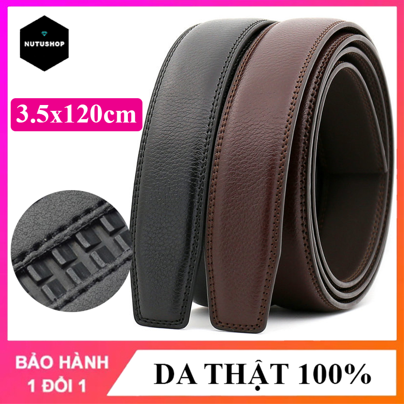 Dây thắt lưng nam dây nịt nam hàng đẹp kích thước 3.5cm dùng cho khóa tự động