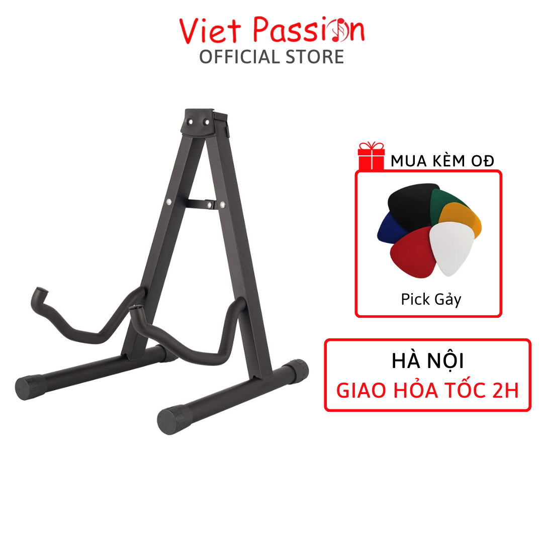 Chân để đàn guitar chữ A chắc chắn giúp nâng đỡ cây đàn chất lượng Viet Passion