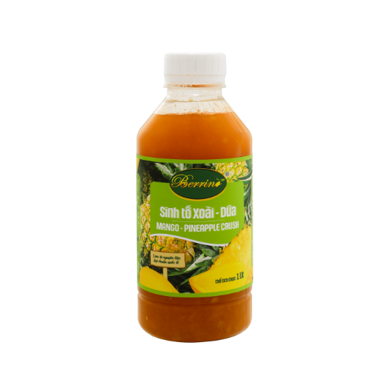 Sinh tố Berrino chai 1L - XOÀI DỨA