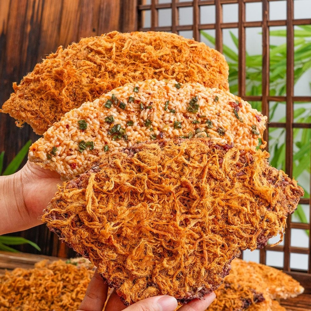 Túi 200g- Cơm cháy mắm hành/ chà bông/ gạo lứt giòn rụm (hút chân không- đáy nồi)