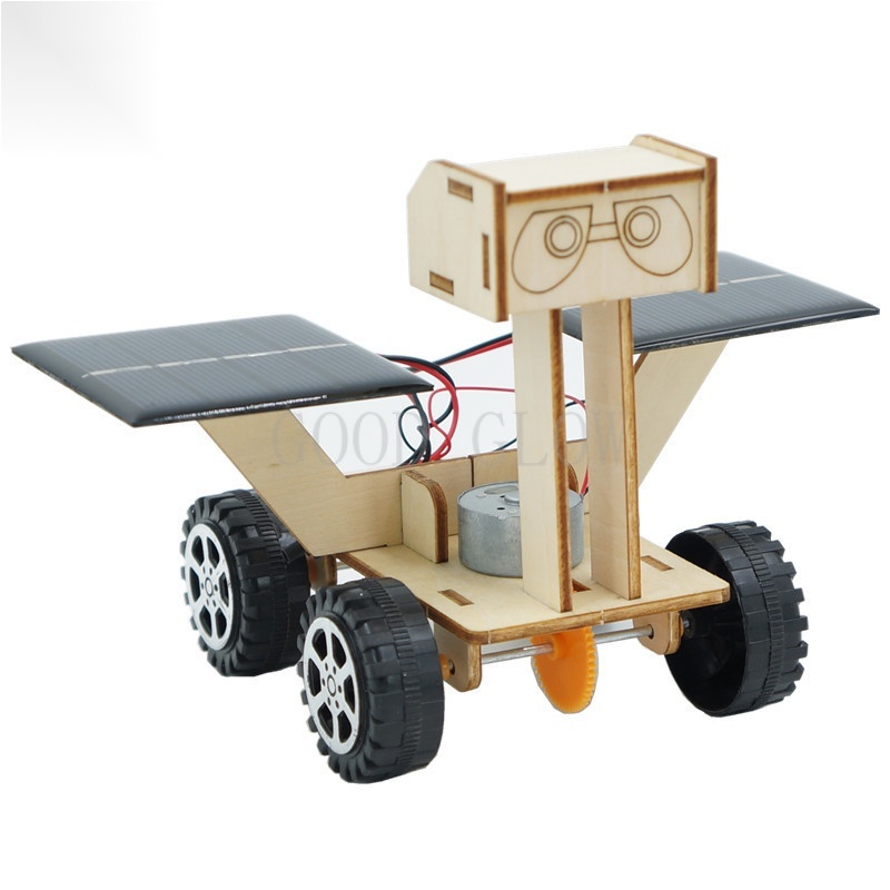 Năng khiếu giáo dục tự làm năng lượng mặt trời Moon Rover robot xe Câu Đố mô hình giáo dục đồ chơi sinh viên thí nghiệm khoa học cho Kid Quà Tặng