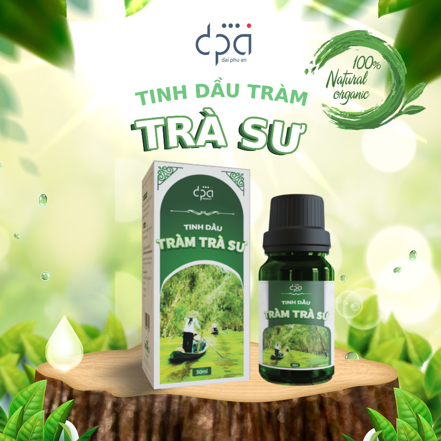 Tinh dầu tràm trà sư đặc sản rừng trà sư an giang - dung tích 30ml