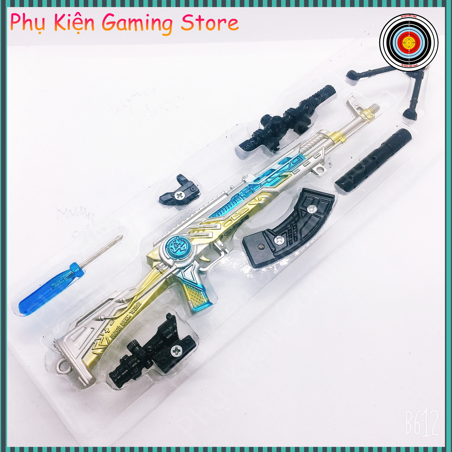 Mô hình pubg akm million volts chất lượng dài 20cm có thể tháo rời mô phỏng giống thật game pupg