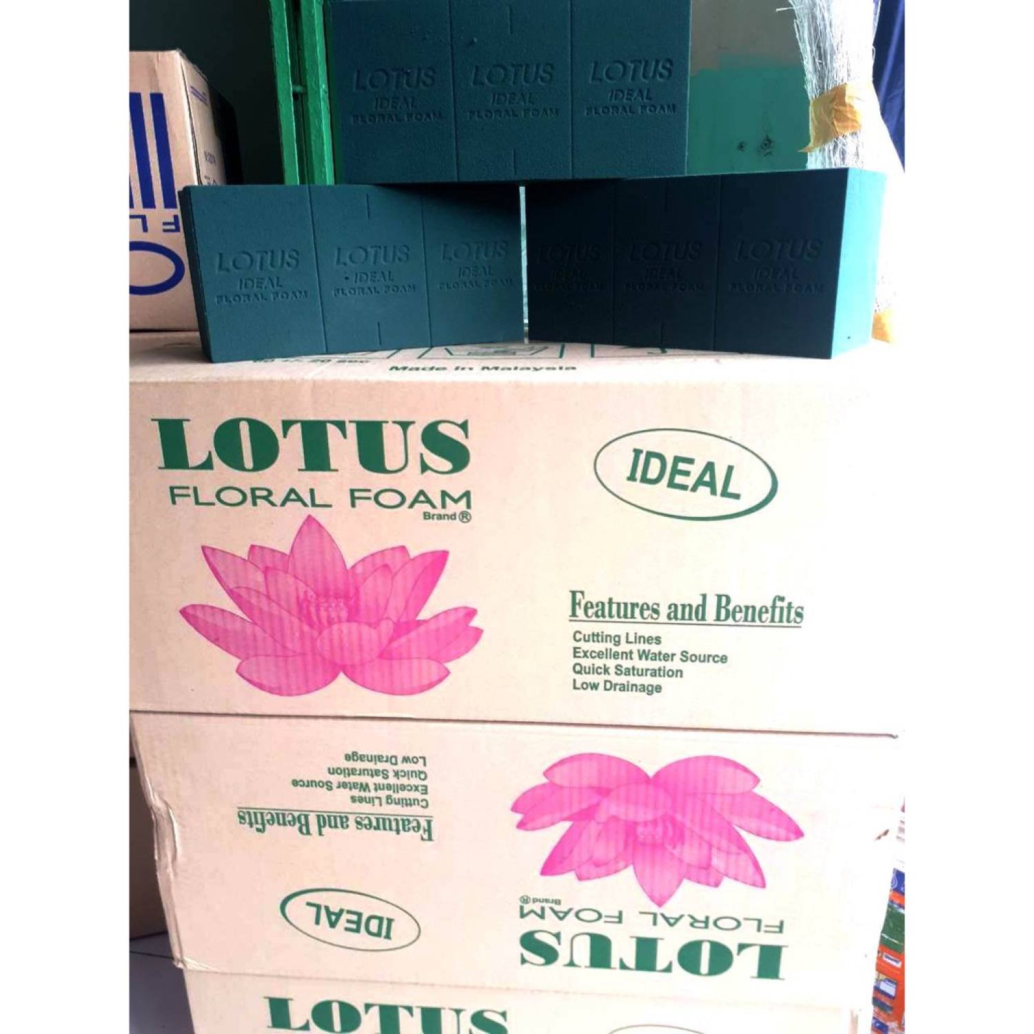 Xốp cắm hoa tươi Lotus - 1 thùng 20 viên quà tặng trang trí