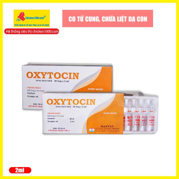 Thuốc Thú Y Oxytocin Hanvet Hỗ Trợ Dễ Đẻ Cho Heo, Bò, Dê, Cừu