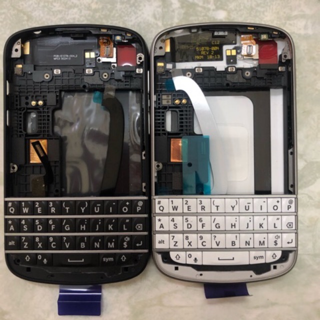Bộ vỏ q10 trắng/đen zin new