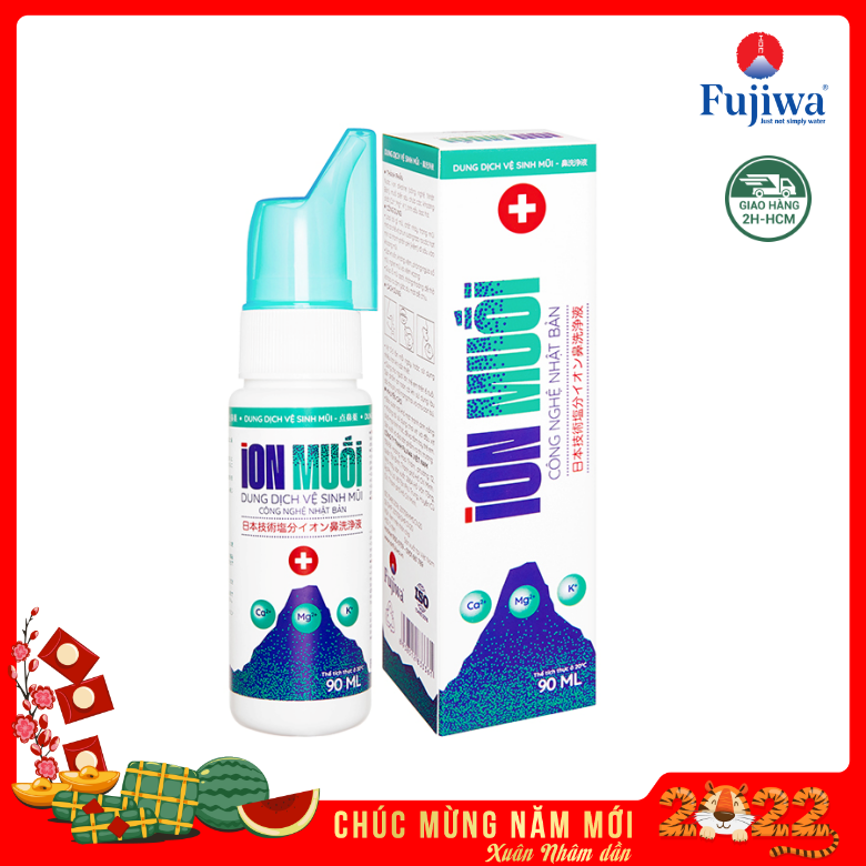 Combo 6 chai xịt mũi, dung dịch vệ sinh mũi Fujiwa - chai 90ml