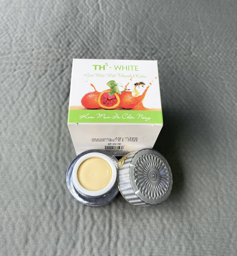 Kem ngừa mụn - thâm - trắng da - mờ vết sẹo - dưỡng da - se khít lỗ chân lông TH-White 8g