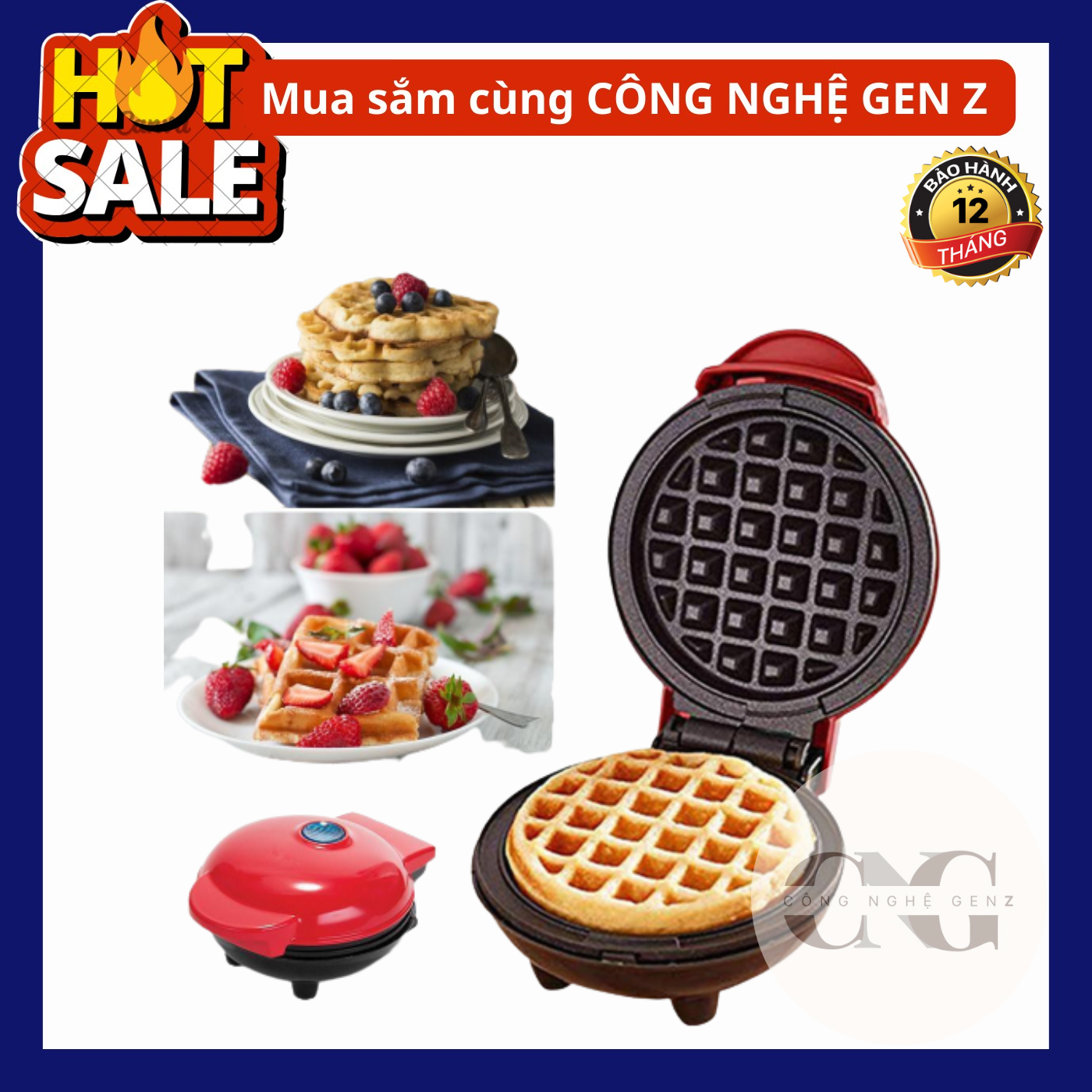 Máy nướng bánh, máy nướng bánh mì, máy nướng bánh đa năng kucall kc-007 cao cấp - máy được phủ lớp chống dính siêu bền - dễ sử dụng và dễ vệ sinh - hàng chính hãng bảo hành 12 tháng