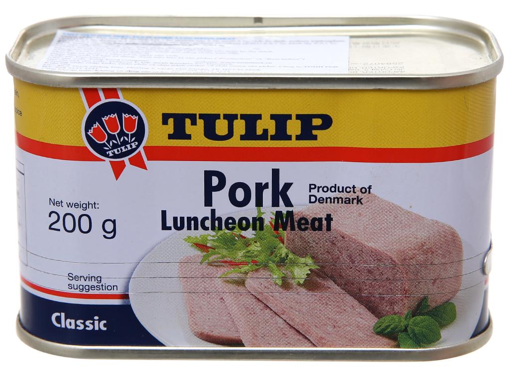 Combo 5 hộp thịt hộp tulip 200g