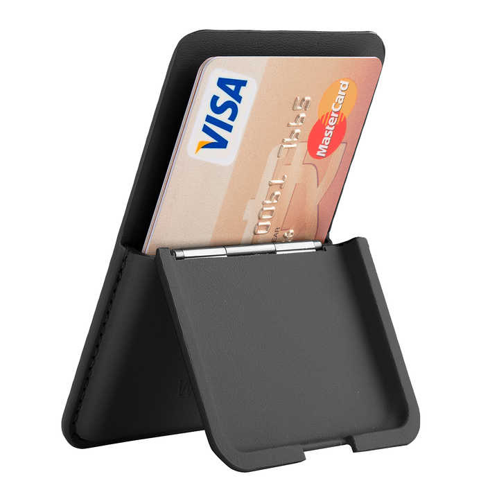 Ví da đựng Card kiêm giá đỡ hít nam châm từ tính wiwu mag wallet MW