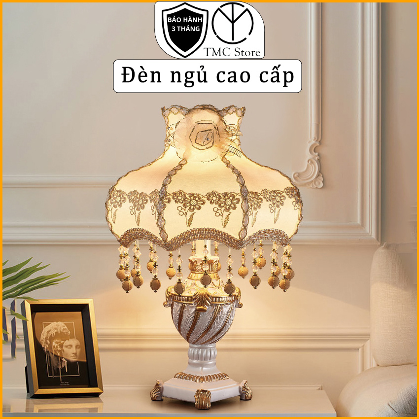 Đèn ngủ cao cấp, đèn ngủ để bàn T97 TMC Store - Đèn ngủ sang trọng chỉnh được độ sáng