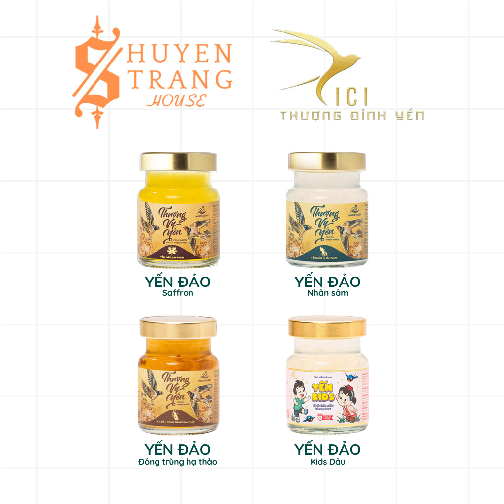 Tổ Yến CICI THƯỢNG ĐỈNH YẾN Chưng Sẵn Thượng Vy Yến Đảo Tăng Cường Miễn Dịch, Thơm Ngon Bổ Dưỡng Hũ Lẻ 70ml