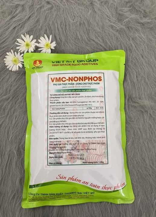 500g Bột rong biển Nonphos tạo giòn cho giò chả, xúc xích