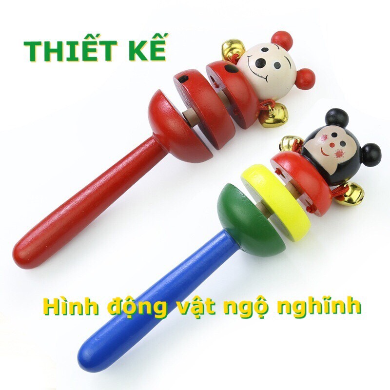Đồ chơi trẻ em âm nhạc xúc xắc động vật ngộ nghĩnh giúp phát triển cảm quan và trí não cho bé từ 0 tuổi trở lên, 6
