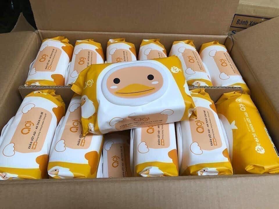 Khăn ướt agi không mùi loại 100 tờ - agi