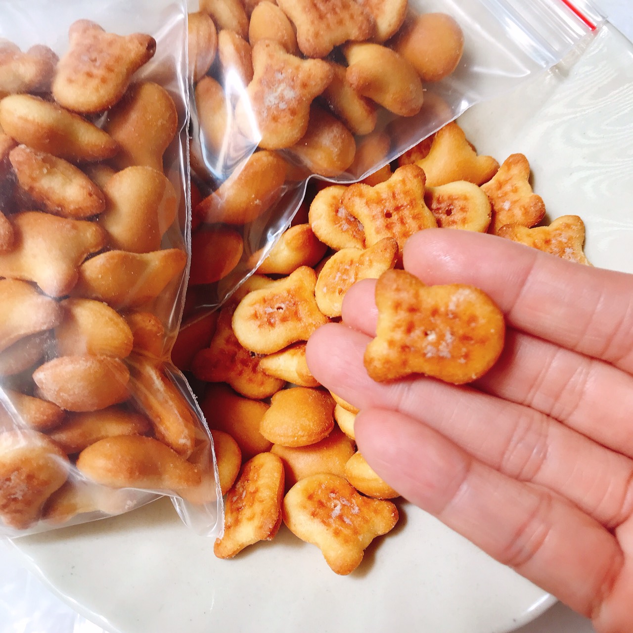 Hcm 500gram bánh gấu nhân kem siêu ngon